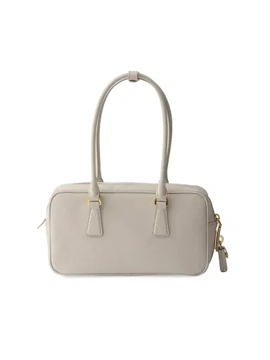 Prada Women's Small Saffiano Leather Top Handle Bag - Beige Khaki | Thumbnail 3 Prada Women's Small Saffiano Leather Top Handle Bag - Beige Khaki | Thumbnail 3