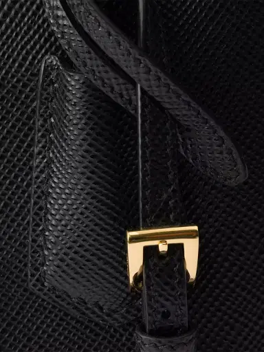 Prada Women's Double Saffiano Leather Top Handle Bag | Thumbnail 6 Prada Women's Double Saffiano Leather Top Handle Bag | Thumbnail 6