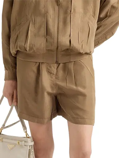 Prada Women's Old Silk Shorts | Thumbnail 2