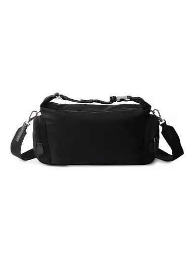 Prada Men's Re-Nylon and Saffiano Leather Shoulder Bag - Black | Thumbnail 5