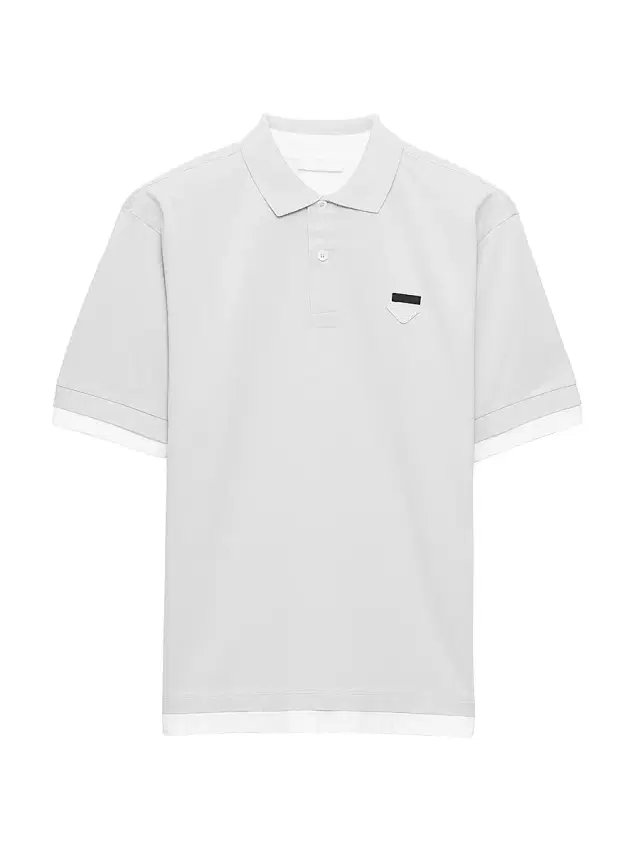 Men's Cotton Polo Shirt - Grey