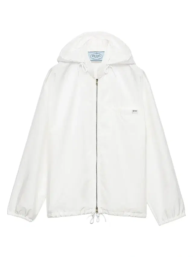 Women's Lightweight Nylon Blouson Jacket - White
