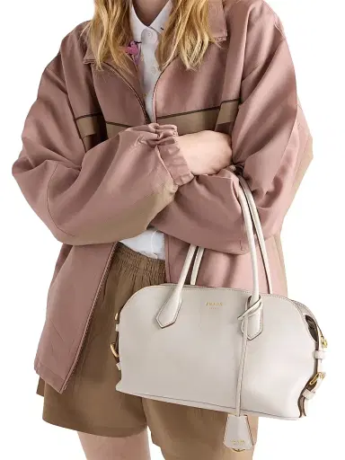 Prada Women's Leather Top Handle Bag | Thumbnail 3 Prada Women's Leather Top Handle Bag | Thumbnail 3