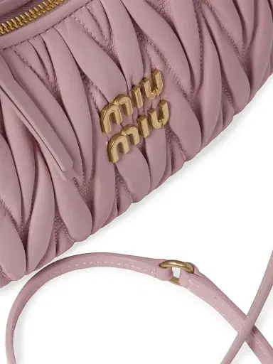 Miu Miu Women's Wander Matelassé Nappa Leather Hobo Bag | Thumbnail 7 Miu Miu Women's Wander Matelassé Nappa Leather Hobo Bag | Thumbnail 7