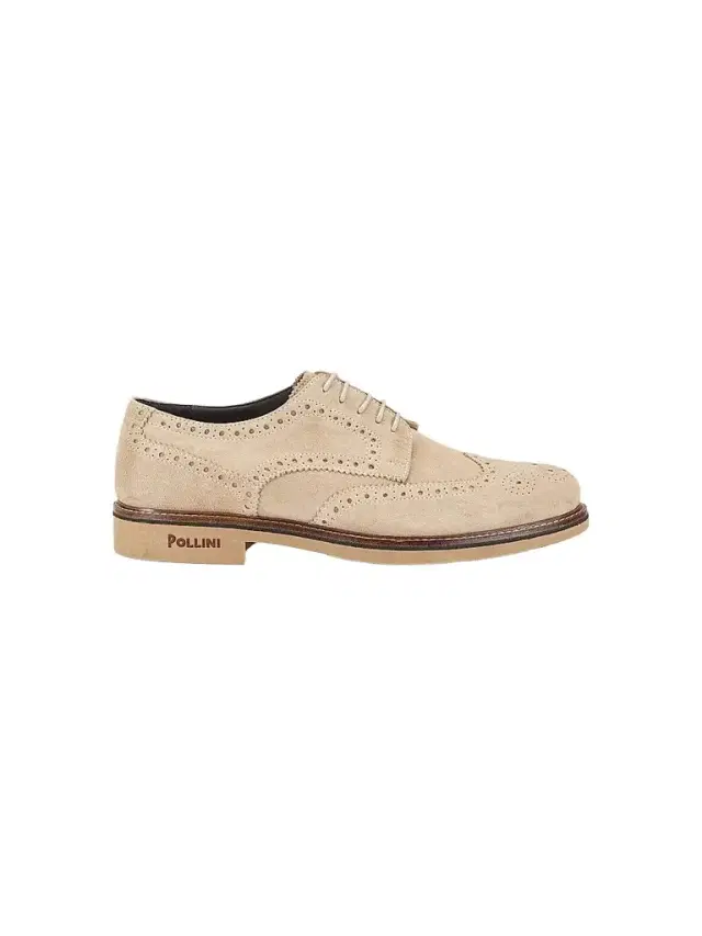Men's Corinto Suede Wingtip Lace-Up Derbys - Beige - Size 9 Men's Corinto Suede Wingtip Lace-Up Derbys - Beige - Size 9