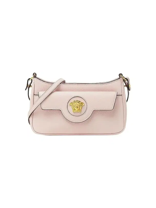 Women's La Medusa Mini Leather Crossbody Bag - Dusty Rose