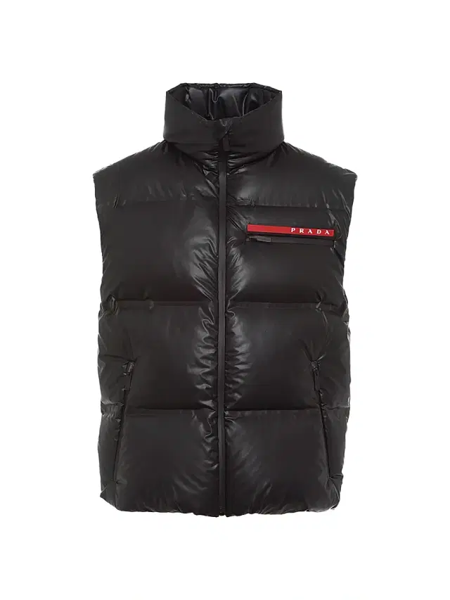 Men's Light Re-Nylon Down Vest - Black
