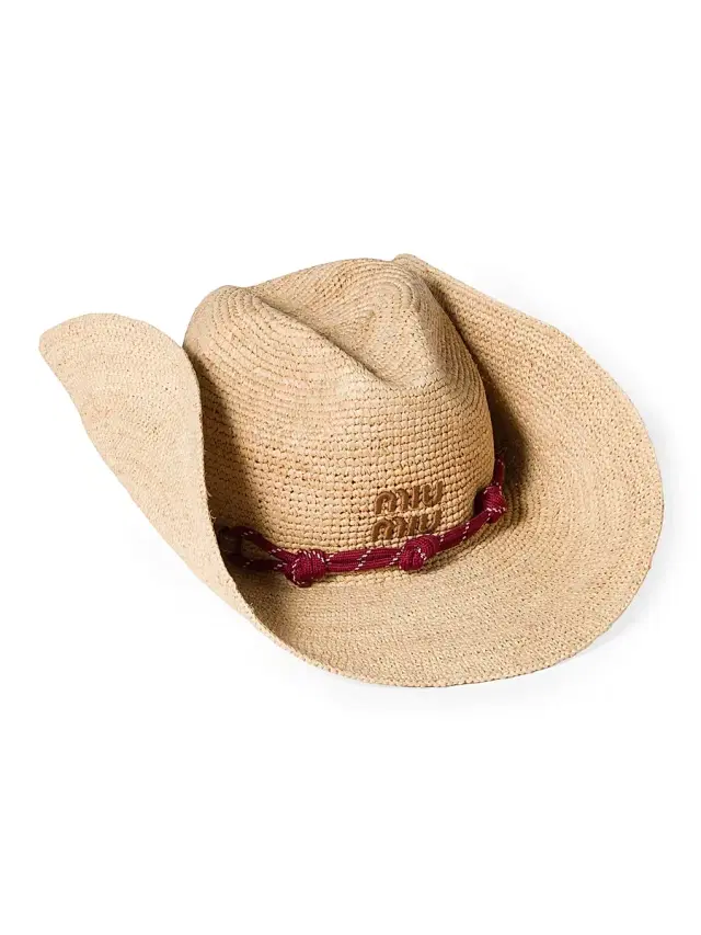Women's Raffia Hat - Beige Khaki