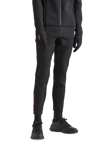 Prada Men's Techno Piqué Pants - Black - Size XL | Thumbnail 2