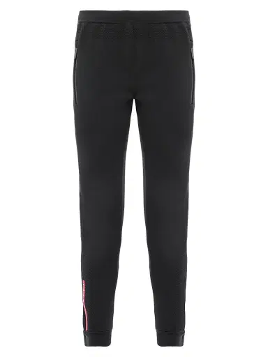 Prada Men's Techno Piqué Pants - Black - Size XL | Thumbnail 1