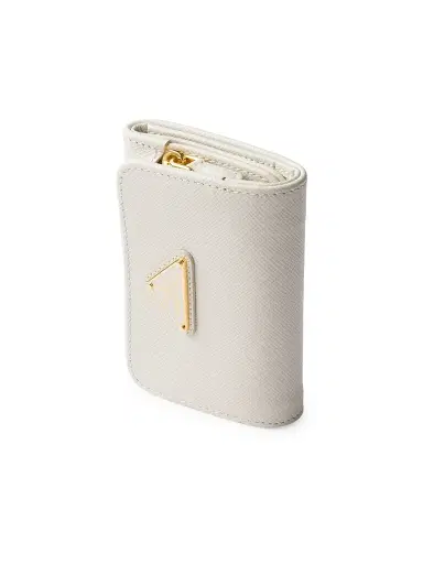 Prada Women's Saffiano Leather Wallet - Beige Khaki | Thumbnail 4 Prada Women's Saffiano Leather Wallet - Beige Khaki | Thumbnail 4