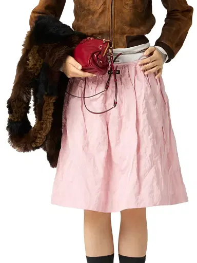 Miu Miu Women's Duchesse Skirt - Pink | Thumbnail 2