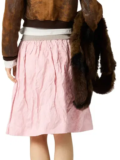 Miu Miu Women's Duchesse Skirt - Pink | Thumbnail 3