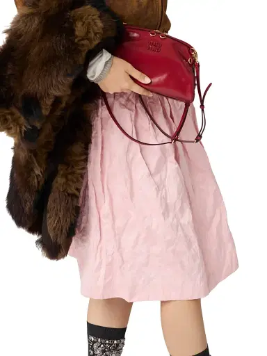 Miu Miu Women's Duchesse Skirt - Pink | Thumbnail 4