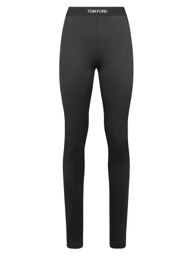 Tom Ford Women's Jersey Signature Leggings - Black - Size XS | Thumbnail 1
