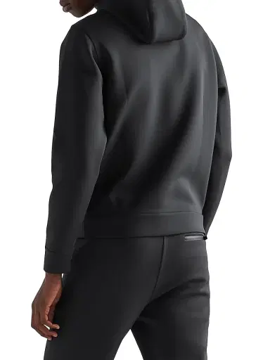 Prada Men's Technical Fabric Hoodie - Black - Size XXL | Thumbnail 3 Prada Men's Technical Fabric Hoodie - Black - Size XXL | Thumbnail 3