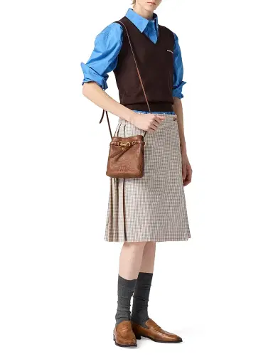 Miu Miu Women's Wool Sweater Vest - Brown - Size 0 | Thumbnail 6 Miu Miu Women's Wool Sweater Vest - Brown - Size 0 | Thumbnail 6