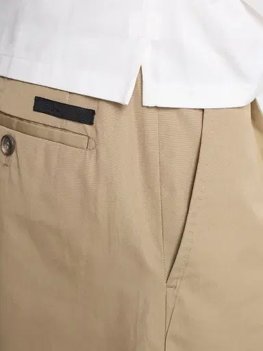 Prada Men's Cotton Bermuda Shorts - Beige Khaki | Thumbnail 5