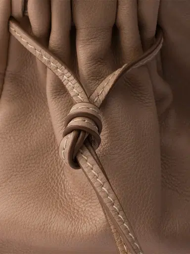 Prada Women's Medium Antiqued Leather Shoulder Bag - Light Brown | Thumbnail 5 Prada Women's Medium Antiqued Leather Shoulder Bag - Light Brown | Thumbnail 5