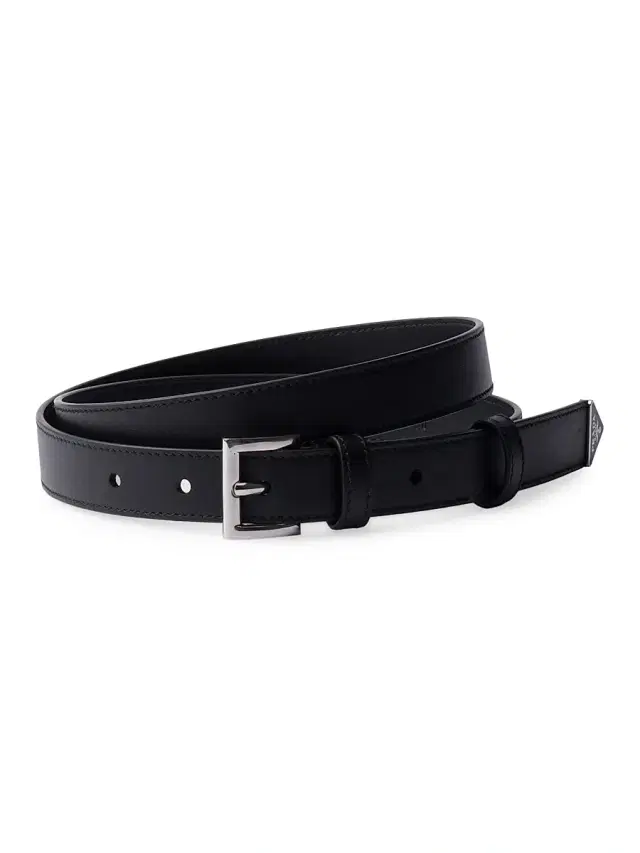 Prada Women's Leather Belt - Black Silver