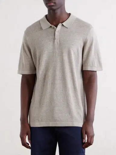 Onia Linen Polo Shirt | Thumbnail 3