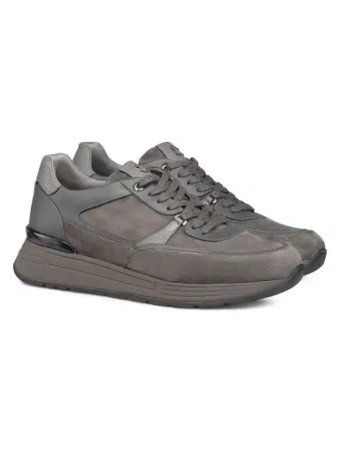 Stefano Ricci Men's Calf Leather Sneakers - Grey - Size 11 | Thumbnail 2 Stefano Ricci Men's Calf Leather Sneakers - Grey - Size 11 | Thumbnail 2