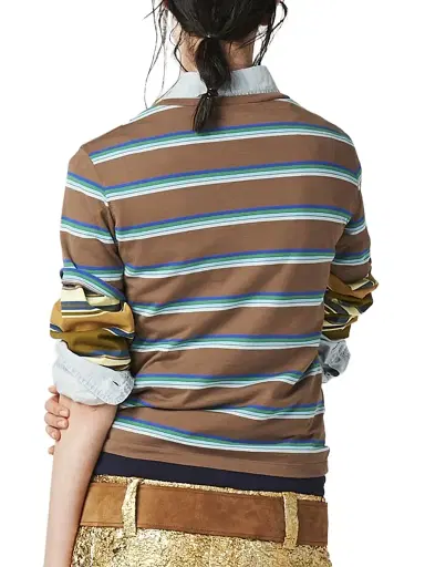 Miu Miu Women's Jersey T-Shirt - Brown - Size Large | Thumbnail 4