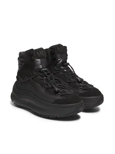 Moon Boot Men's Moon247 XLace Mid High-Top Sneakers - Black - Size 8 | Thumbnail 2 Moon Boot Men's Moon247 XLace Mid High-Top Sneakers - Black - Size 8 | Thumbnail 2