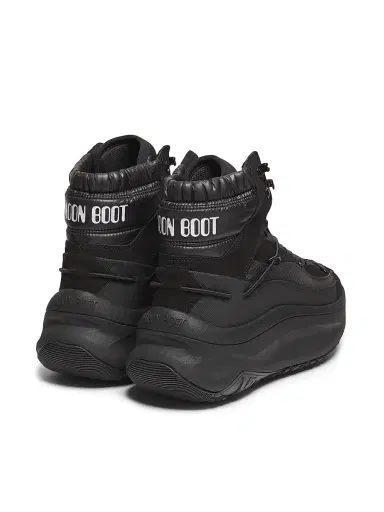 Moon Boot Men's Moon247 XLace Mid High-Top Sneakers - Black - Size 8 | Thumbnail 3 Moon Boot Men's Moon247 XLace Mid High-Top Sneakers - Black - Size 8 | Thumbnail 3