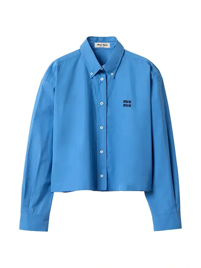 Miu Miu Women's Poplin Shirt - Blue