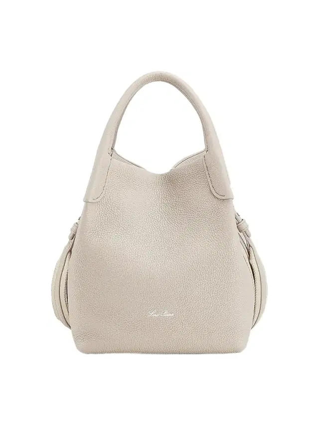 Women's Bale Leather Top Handle Bag - Dust Stone