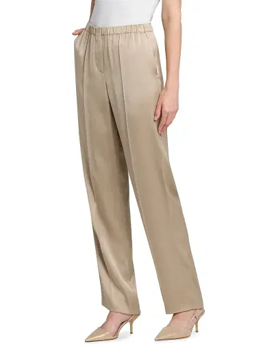 Giorgio Armani Women's Silk Satin Pants | Thumbnail 4 Giorgio Armani Women's Silk Satin Pants | Thumbnail 4