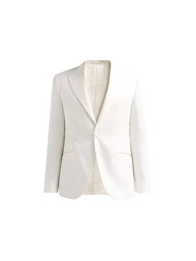 Men's Tonal Paisley Wool-Blend Dinner Jacket - Bianco