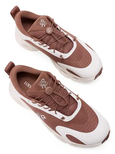Loewe Women's x On. Cloudsolo Speed-Lace Sneakers - Taupe Eggshell - Size 11 | Thumbnail 4 Loewe Women's x On. Cloudsolo Speed-Lace Sneakers - Taupe Eggshell - Size 11 | Thumbnail 4