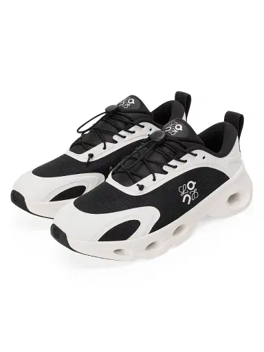 Loewe Women's x On. Cloudsolo Speed-Lace Sneakers - Black Eggshell - Size 11 | Thumbnail 3 Loewe Women's x On. Cloudsolo Speed-Lace Sneakers - Black Eggshell - Size 11 | Thumbnail 3