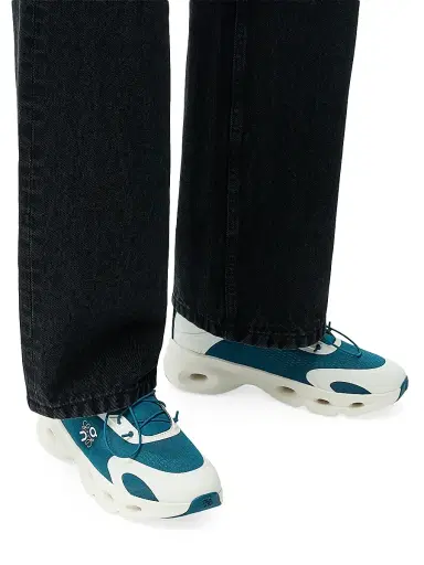 Loewe Women's x On. Cloudsolo Speed-Lace Sneakers - Teal Eggshell - Size 11 | Thumbnail 2