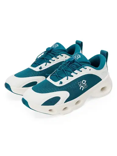 Loewe Women's x On. Cloudsolo Speed-Lace Sneakers - Teal Eggshell - Size 11 | Thumbnail 3