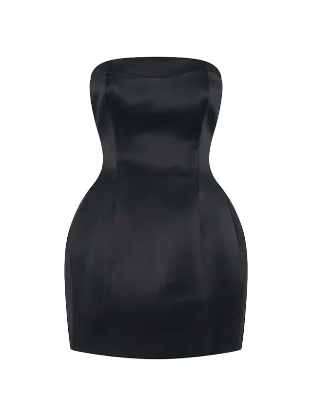 Nicholas the Label Women's Kaline Strapless Bustier Satin Minidress - Black
