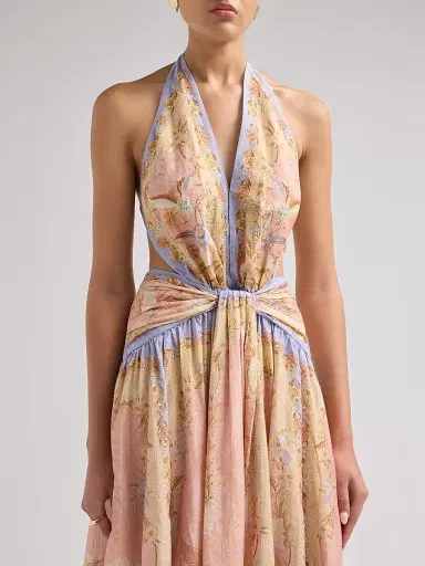 Zimmermann Women's Indra Floral A-Line Maxi Dress | Thumbnail 5 Zimmermann Women's Indra Floral A-Line Maxi Dress | Thumbnail 5