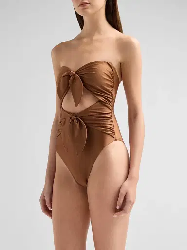 Zimmermann Women's Aster Scarf Tie One-Piece Swimsuit | Thumbnail 5 Zimmermann Women's Aster Scarf Tie One-Piece Swimsuit | Thumbnail 5