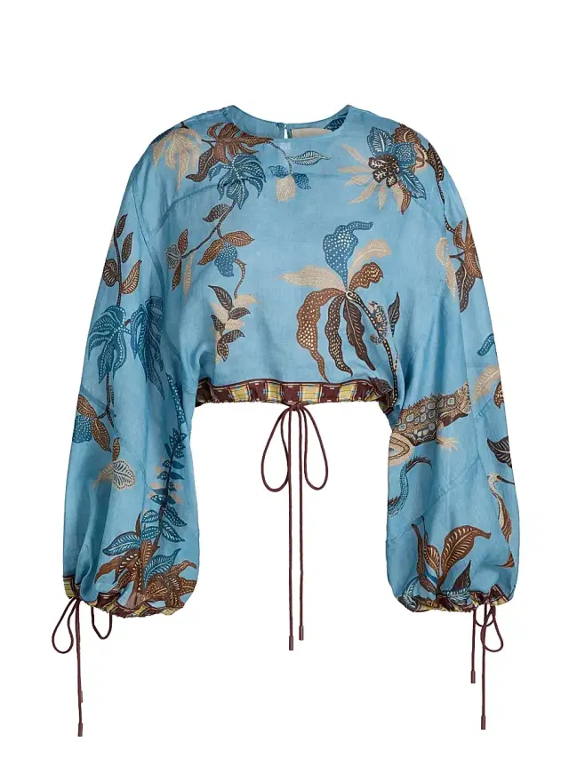 Women's Georgie Tropical Crop Top
