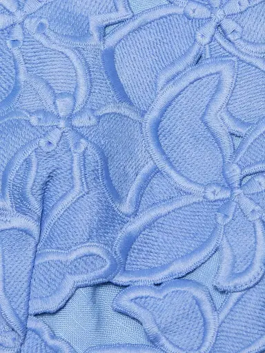 Significant Other Women's Idette Embroidered Lace Top - Cornflower - Size 6 | Thumbnail 7