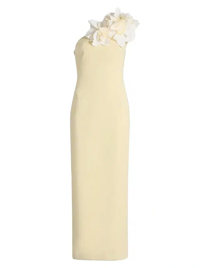 Women's Zofia One-Shoulder Maxi Dress - Lemon Sorbet