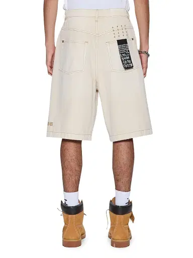Ksubi Men's Maxx Denim Shorts - Ivory - Size 38 | Thumbnail 2 Ksubi Men's Maxx Denim Shorts - Ivory - Size 38 | Thumbnail 2