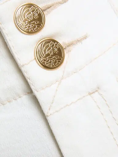 Zimmermann Women's Roselight Braided Detail Denim Shorts | Thumbnail 7 Zimmermann Women's Roselight Braided Detail Denim Shorts | Thumbnail 7