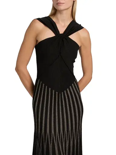 Zimmermann Women's Rebellion Mixed-Media Maxi Dress - Metallic Black Gold | Thumbnail 6 Zimmermann Women's Rebellion Mixed-Media Maxi Dress - Metallic Black Gold | Thumbnail 6