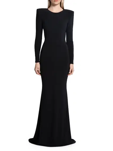 Zhivago Women's Forte Floor-Length Jersey Gown - Black - Size 2 | Thumbnail 2 Zhivago Women's Forte Floor-Length Jersey Gown - Black - Size 2 | Thumbnail 2