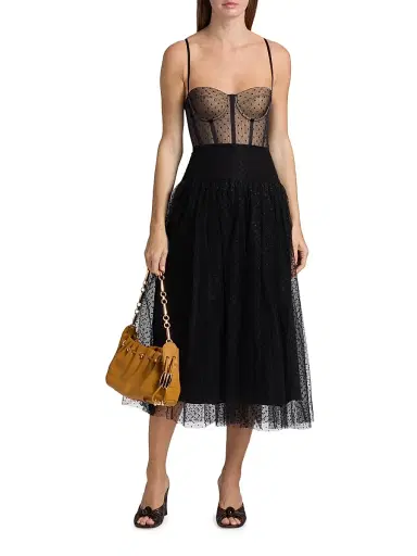 Zimmermann Women's Dot Semi-Sheer Bodysuit | Thumbnail 2 Zimmermann Women's Dot Semi-Sheer Bodysuit | Thumbnail 2