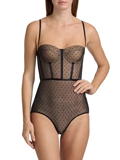 Zimmermann Women's Dot Semi-Sheer Bodysuit | Thumbnail 6 Zimmermann Women's Dot Semi-Sheer Bodysuit | Thumbnail 6