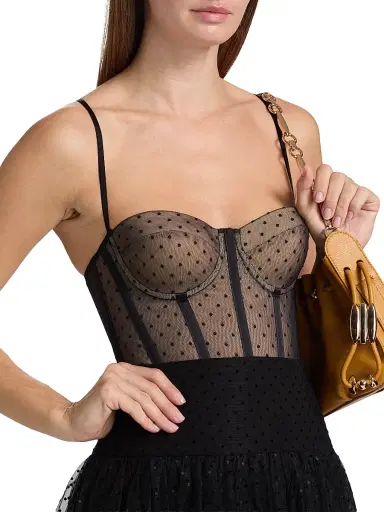 Zimmermann Women's Dot Semi-Sheer Bodysuit | Thumbnail 7 Zimmermann Women's Dot Semi-Sheer Bodysuit | Thumbnail 7